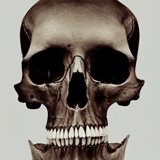 Image similar to lower half of a human skull
