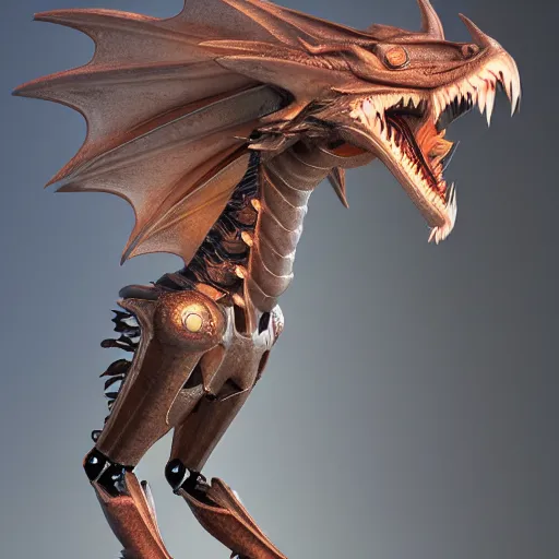 Image similar to bust of a beautiful majestic anthropomorphic humanoid robot female dragon, with smooth and streamlined armor, standing and posing elegantly, well detailed dragon head with epic LED eyes and a warm maw, sharp and dangerous sleek design, two arms, two legs, long tail, beautiful digital art, artstation, DeviantArt, FurAffinity, professional, octane render, sunset lighting