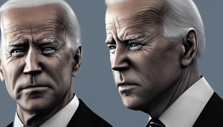 Image similar to serious joe biden's face, hyperdetailed, artstation, cgsociety, 8 k