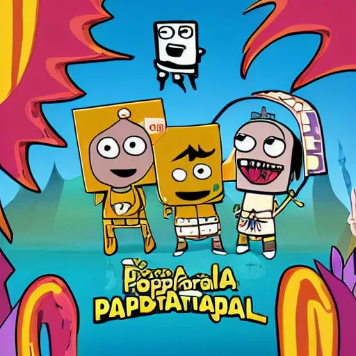 Image similar to poptropica album art, cover art, poster