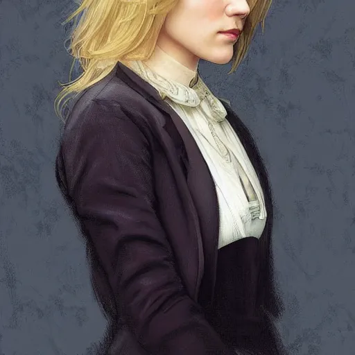 Image similar to Young blonde Rachel McAdams, highly detailed, digital painting, artstation, concept art, smooth, sharp focus, illustration, ArtStation, art by artgerm and greg rutkowski and alphonse mucha and J. C. Leyendecker and Edmund Blair Leighton and Katsuhiro Otomo and Geof Darrow and Phil hale and Ashley wood and Ilya repin and Charlie Bowater