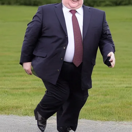 Prompt: very very very fat smiling Vladimir Putin, fullbody