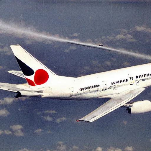 Image similar to japanese airlines flight 1 2 3