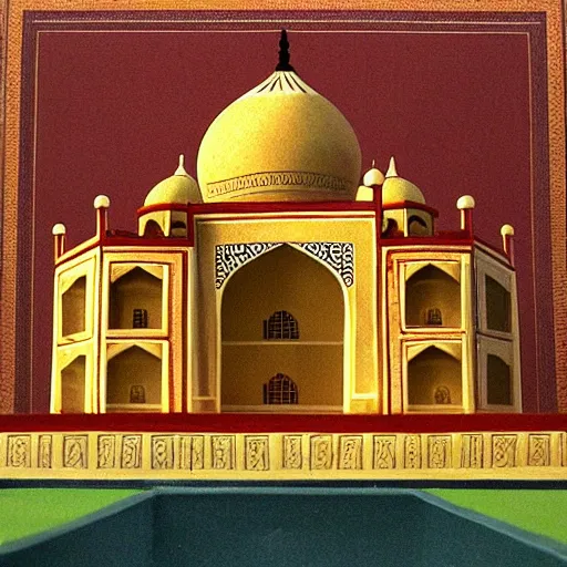 Image similar to Taj Mahal made of cheese