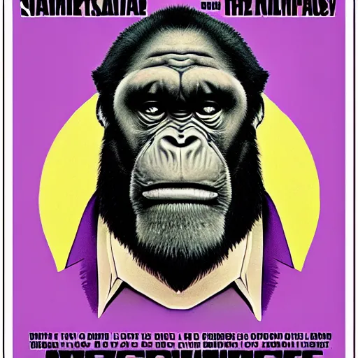 Image similar to purple ape poster