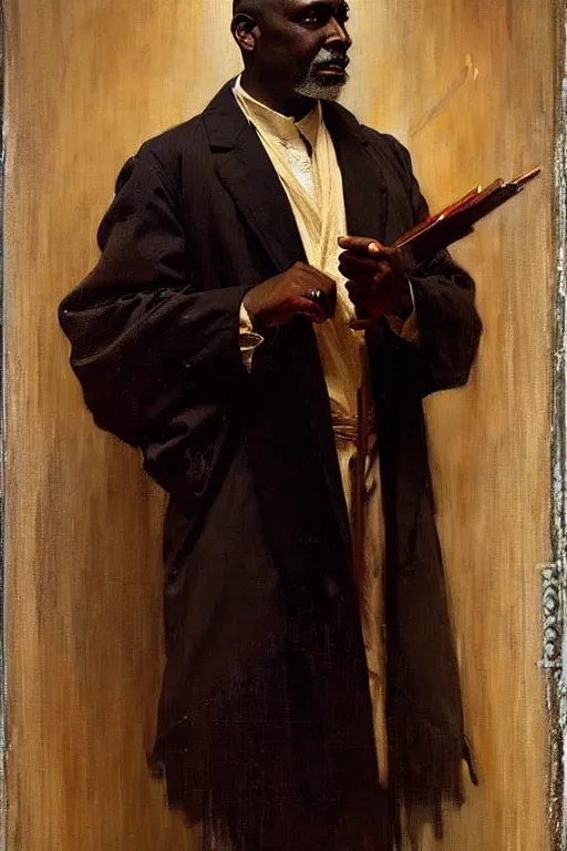 Image similar to leyendecker and solomon joseph solomon and richard schmid and jeremy lipking victorian loose genre loose painting full length portrait painting of jesus