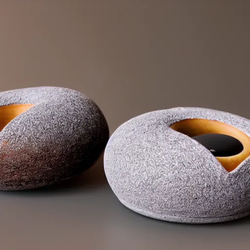 Prompt: a round donut shaped Bluetooth speaker design, soft light studio photography, archviz, minimal clean, detailed