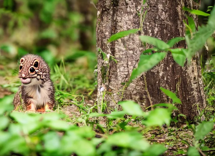 Image similar to wildlife photo of real life yoshi in the wild, 8 k, 8 5 mm f 5. 6