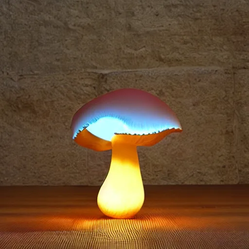 Image similar to mushroom lamp design, concept design