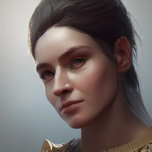 Image similar to portrait of russia woman, 8 k uhd, unreal engine, octane render in the artstyle of finnian macmanus, john park and greg rutkowski