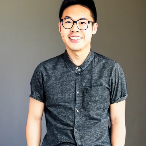 Prompt: portrait of Bryan Nguyen, Asian male, Drummer and Music Supervisor