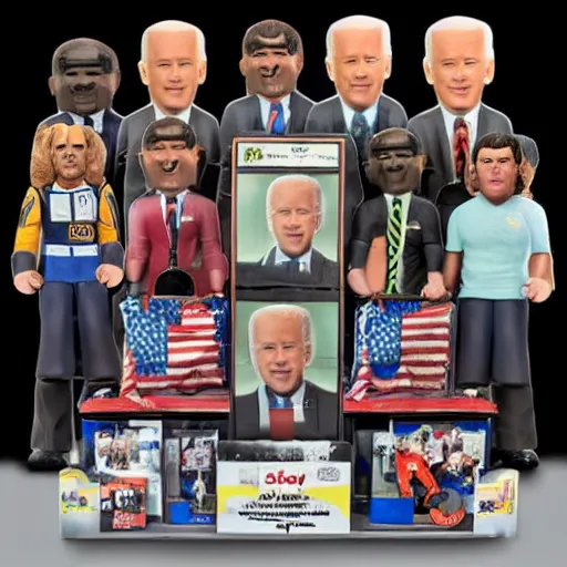 Image similar to sleepy joe biden action figure playset