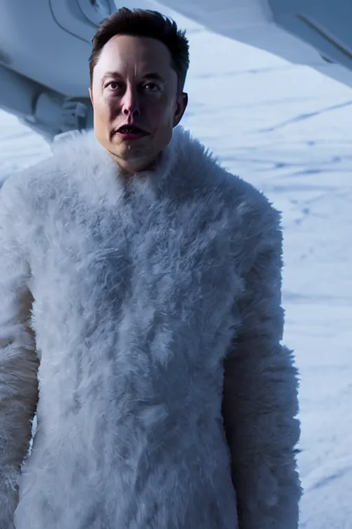 Image similar to 4 k film still, elon musk as iceman, 2 6 mm