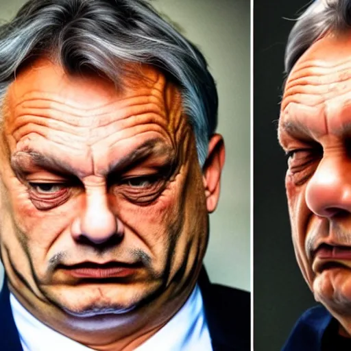 Image similar to Viktor Orban Baki Hanma