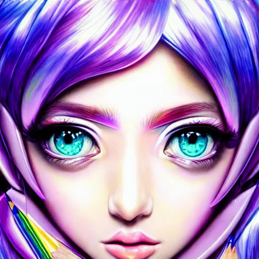 Image similar to audio shatter princess, ultra detailed painting at 1 6 k resolution and epic visuals. epically beautiful image. amazing effect, image looks crazily crisp as far as it's visual fidelity goes, absolutely outstanding. vivid clarity. ultra. iridescent. mind - breaking. mega - beautiful pencil shadowing. beautiful face. ultra high definition, range murata and artgerm