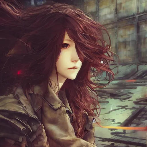 Prompt: woman, color page, tankoban, 4 k, tone mapping, akihiko yoshida, james jean andrei riabovitchev marc simonetti, yoshitaka amano, long hair, curly, h. hydrochaeri