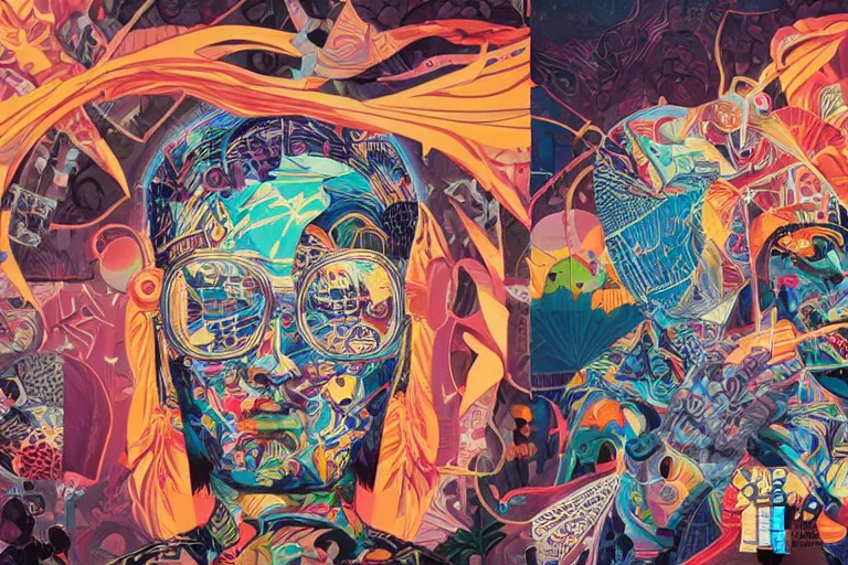 Prompt: Manifest for drinks, Tristan Eaton, victo ngai, artgerm, RHADS, ross draws