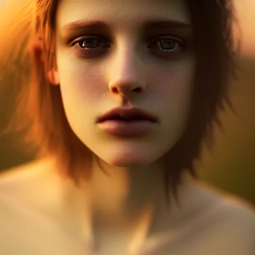 Prompt: photographic portrait of a stunningly beautiful english emo female in soft dreamy light at sunset, soft forcus, contemporary fashion shoot, by edward robert hughes, annie leibovitz and steve mccurry, david lazar, jimmy nelsson, extremely detailed, breathtaking, hyperrealistic, perfect face, octane render