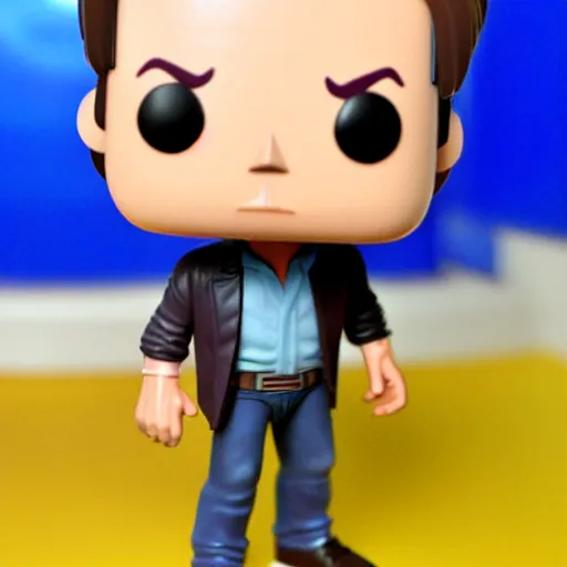 Prompt: Kevin Bacon Funko Pop