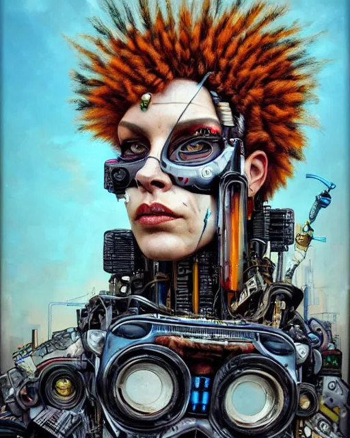 Image similar to a portrait of an anthropomorphic cyberpunk lioness by sandra chevrier, by jon foster, detailed render, tape deck, epic composition, cybernetics, 4 k realistic, cryengine, realistic shaded lighting, sharp focus, masterpiece, by enki bilal