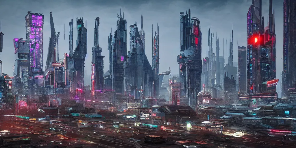 Image similar to cyberpunk moscow,