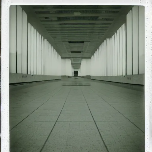 Image similar to Beautiful Photograph of a liminal polaroid of an empty mall