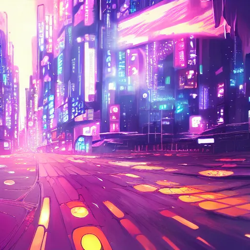 Image similar to neo - tokyo, anime key visual, anime 4 k, by wlop