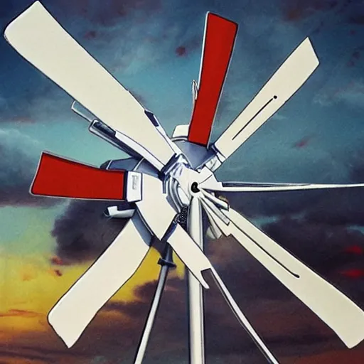 Image similar to windmill gundam