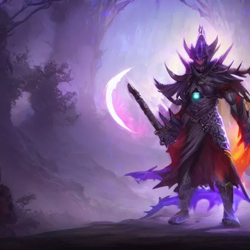 Image similar to Fantasy MMO, ghostly quest bringer, digital art, 4k