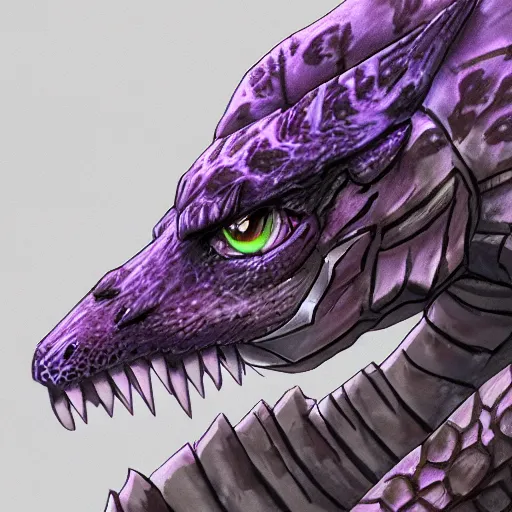 Prompt: violet fantasy crocodile tiger hybrid, fantasy game art, fantasy rpg, league of legends