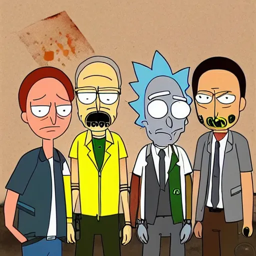 Breaking bad x Rick and Morty by Mariamibaz on Dribbble