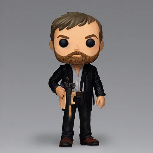 Image similar to leonard shelby from memento as funko pop