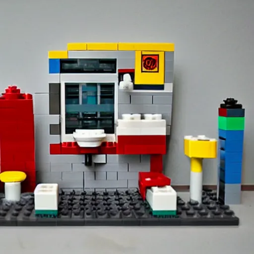 Image similar to Public Washroom Lego set