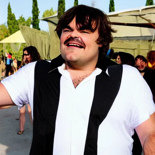 Image similar to Jack Black as Bruno in Encanto