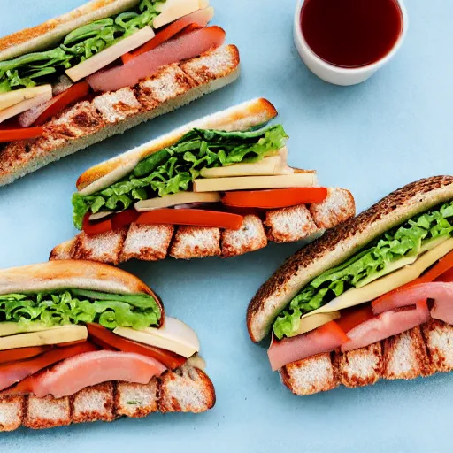 Prompt: healthy sandwiches that will blow your mind, blog, lifestyle, Insanely Detailed, 8k, UHD