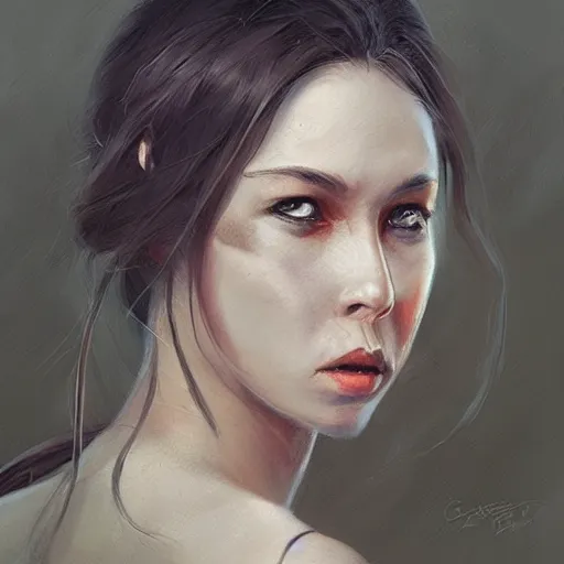 Image similar to a head - on detailed oil portrait of a round - faced martial artist, by charlie bowater, lise deharme, wlop, trending on artstation, dungeon and dragons art, l critical role