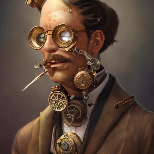 Prompt: steampunk doctor, highly detailed, d & d, fantasy, highly detailed, digital painting, trending on artstation, concept art, sharp focus, illustration, global illumination, shaded, art by artgerm and greg rutkowski and fuji choko and viktoria gavrilenko and hoang lap
