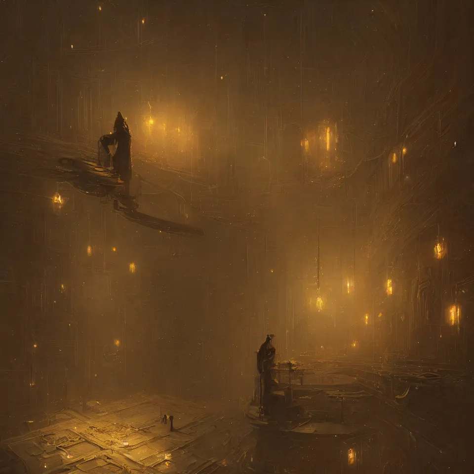 Prompt: a creepy painter, painting the time, intricate, elegant, glowing lights, highly detailed, digital painting, artstation, concept art, smooth, sharp focus, illustration, loneliness, great space, greg rutkowski, 8 k, very high resolution, astrophotography, processing, extremely hyperdetailed