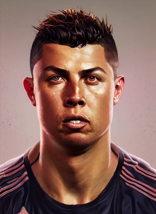 Prompt: highly detailed hyperrealistic portrait of ronaldo nazario, stephen bliss, unreal engine, fantasy art by greg rutkowski, loish, rhads, ferdinand knab and lois van baarle, ilya kuvshinov, rossdraws, tom bagshaw, alphonse mucha, global illumination, detailed and intricate environment