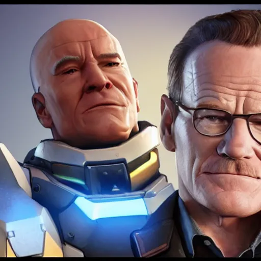 Image similar to Brian Cranston in Overwatch