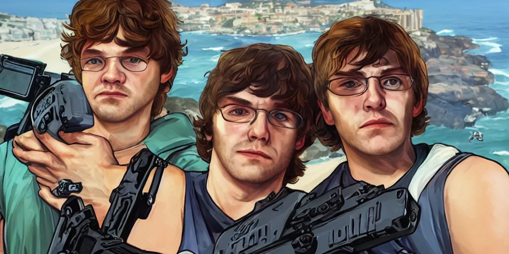 Image similar to Meteos and Sneaky GTA V Cover art