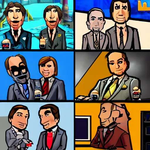 Image similar to saul goodman in various video games