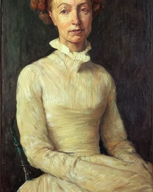 Prompt: portrait of a woman, kai carpenter