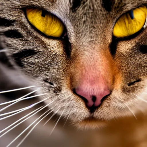 Image similar to an extreme close up photograph of a cat's paw. photography. high resolution