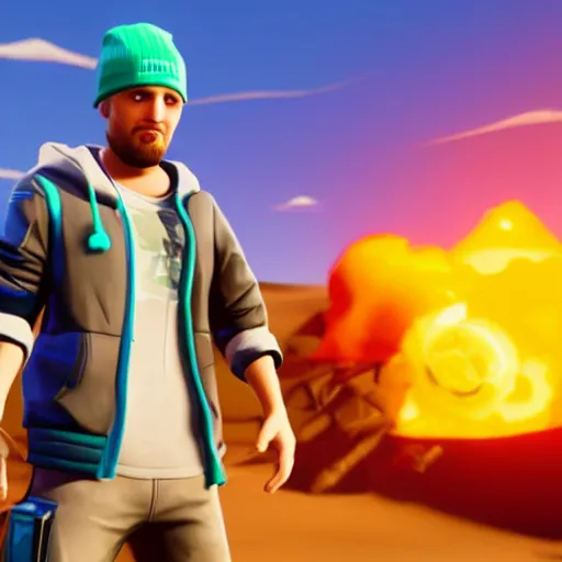 Image similar to jesse pinkman in fortnite