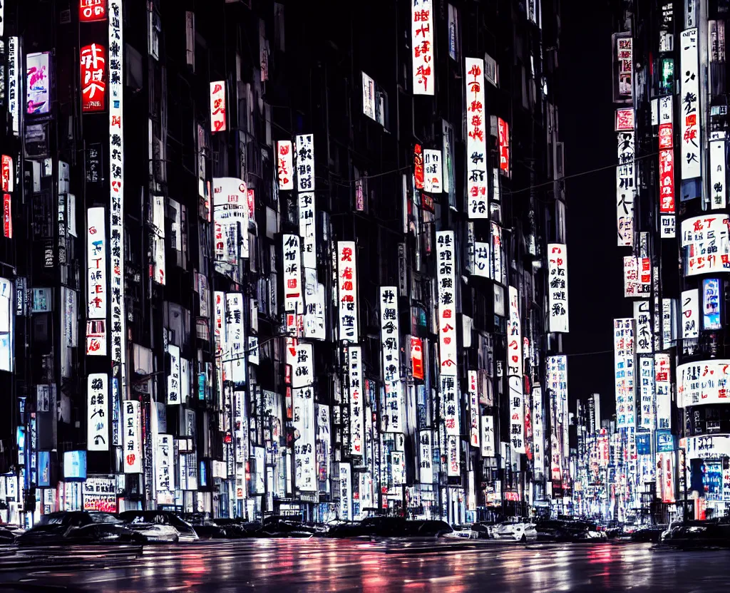 Image similar to beautiful!!! overwhelming!!!!! studio photograph of japan at night, reflective intricate puddles, beautiful tall luxurious neon buildings with advertisements, cars and crowd, traffic lights, dense atmosphere, stunning composition, moon rays, beautiful calming atmosphere, studio level quality, photography, hyperdetailed