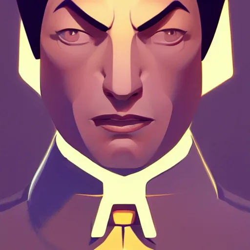 Image similar to face icon stylized minimalist goldfinger, loftis, cory behance hd by jesper ejsing, by rhads, makoto shinkai and lois van baarle, ilya kuvshinov, rossdraws global illumination