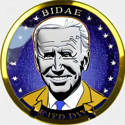 Prompt: joe biden crystal forehead c 2 0 at c 7,