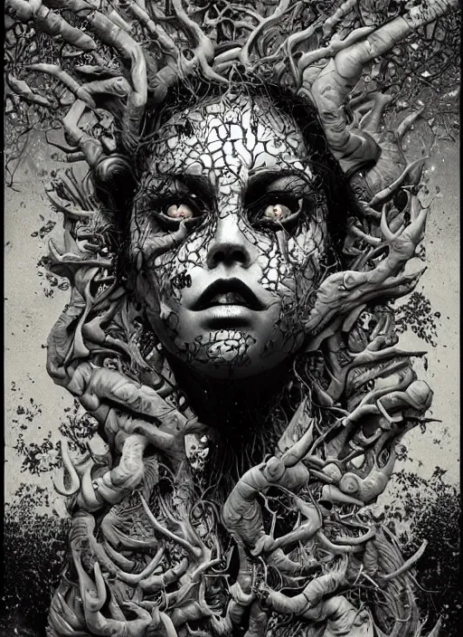 Image similar to Crazy goddess painting by Dan Hillier, trending on artstation, artstationHD, artstationHQ, 4k, 8k