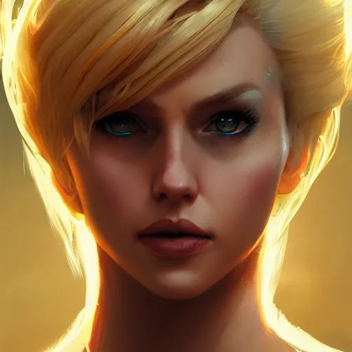 Image similar to kerli koiv as cindy aurum ff 1 5, character headshot concept art, sharp, digital matte painting, art by artgerm, greg rutkowski, wlop, dramatic lighting, trending on artstation